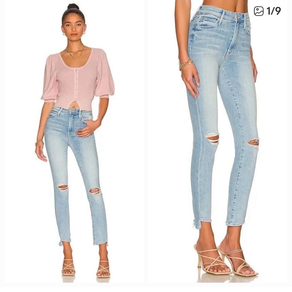 MOTHER Denim - Mother Stunner Ankle Step Jeans - Poisoned Petals